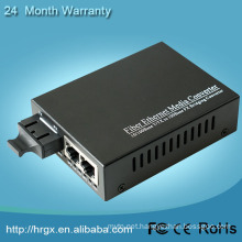 Free Shipping 2 pieces/lot 10/100Base-TX to 100Base-FX Fast Ethernet Fiber Media Converter 2 UTP RJ-45 connector Multimode